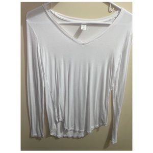 Long sleeve white blouse